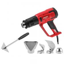 Термовоздуходувка Wortex HG 6124 T 1334742, в кор., набор сопл, 2000 Вт, 2 режима, 60-600 °С