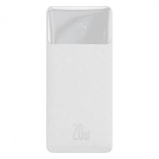 Внешний аккумулятор Baseus Fast Charge 20W 20000mAh White (PPBD050302)
