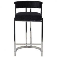 Барный стул Garda Decor GY-B8216-BL (Хром/Черный)