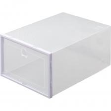 Коробки для хранения обуви Ridberg предназначены для компактного хранения вещей как в закрытом шкафу, так и на открытых полках. Систематизируйте пространство, чтобы каждая вещь лежала на своем месте и была под рукой. Коробки имеют складную конструкцию и малый вес и подходят для любых вещей и предметов. Набор коробок для хранения Ridberg выполнен из плотного прозрачного пластика, поэтому вы с легкостью найдете нужную пару обуви.Особенности:Складная конструкцияПрозрачные стенкиКомпактное хранениеОптимальный размер