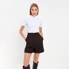 Шорты женские MINAKU: Casual collection, чёрные, размер 44