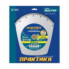Турбированный алмазный диск Диск алмазный турбированный Мастер (300x25.4/20 мм) ПРАКТИКА 794-784