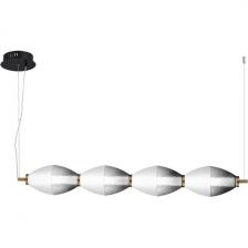 Подвесной светильник ST Luce Ice SL6130.403.24 Черный/Белый, Дымчатый LED 1*28W 3000K