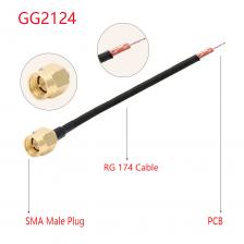 SMA to PCB RG174 Cable