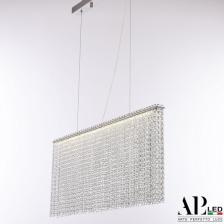 Подвесная люстра хрусталь светодиодная APL LED Sicilia SH06.70.A.Ni.4000
