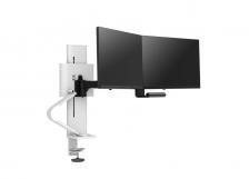Ergotron TRACE настольный кронштейн для двух мониторов до 27", белый