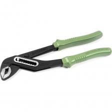 Переставные клещи используются в качестве трубного или разводного ключа. Также могут применяться для фиксации и отворачивания/заворачивания предметов, не имеющих специального рабочего профиля. Клещи имеют эргономичные пластиковые рукоятки для удобства работы. Гарантируют прочный захват различных по форме и диаметру предметов.