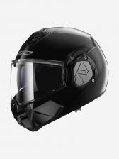 Мотошлем LS2 FF906 ADVANT KPA Solid (черный глянец, GLOSS BLACK), Черный