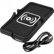 Коврик противоскользящий с беспроводной зарядкой SKYWAY C6/USB-A/QC3.0 - беспроводное зарядное устройство двойного назначения для автомобиля, использует стандартную технологию беспроводной зарядки, совместим с мобильным телефоном. Коврик обладает функцией противоскольжения, он может заряжать цифровые приборы с функцией беспроводной зарядки Qi. Зарядному устройству C6/USB-A требуется USB-порт, подключенный к протоколу быстрой зарядки QC, обычный USB не подходит. Дополнительные характеристики: Входящий ток - 5V/2A, 9V/1.67A Мощность - 5W, 7.5W, 10W, 15W Выход - USB-A Разьем - USB-A/QC3.0 Расстояние зарядки - не более 6 мм Длина шнура - 90 см