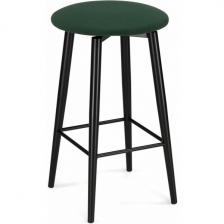 Барный стул Woodville Гангток крутящийся изумруд / черный матовый