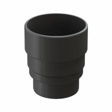 Муфта - переходник для водостока DOCKE LUX/PREMIUM, цвет графит