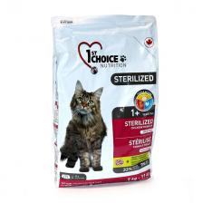 корм для кошек 1st CHOICE Sterilized для стерилизованных кошек курица с бататом сухой 5кг