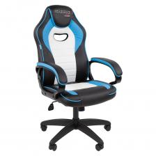 CHAIRMAN GAME 16 – современное, классное и при этом очень доступное компьютерное кресло для настоящих геймеров. Комплексная эргономика, мягкие подлокотники, надежность и долговечность и, конечно, эффектный, мощный дизайн. Максимальная поддержка посадки гарантирует удобство и комфорт даже во время длительной игры или работы. Высокая спинка с поясничной поддержкой, боковая поддержка спины по всей высоте, встроенный подголовник и удобные подлокотники с мягкими накладками поддерживают правильное положение тела в течение всего дня. Регулировка сиденья по высоте адаптирует геймерское кресло под рост конкретного пользователя. А плавный механизм качания с фиксацией в любом положении позволяет откинуться и расслабиться в перерывах. Обивка из качественной экокожи легко очищается от бытовых загрязнений и не требует специального ухода, а вставки из сетчатой ткани на спинке и сиденье обеспечивают более комфортное использование и воздухообмен. Прочный каркас и газпатрон 3 класса выдерживают до 120 кг постоянной нагрузки.