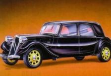 Heller, Citroen 11 CV, Модельный комплект, 12+