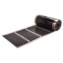 Пленочный теплый пол предназначен для комфортного обогрева любых помещений, укладывается под ламинат, линолеум, ковролин.Корейская инфракрасная пленка EASTEC - надежное и безопасное решение для локального и основного обогрева, для обеспечения тепла и уюта в межсезонье, для комфорта и поддержания благоприятного микроклимата в квартире, в доме, на даче, в офисе и др. помещениях. Инфракрасная пленка дает тепло, которое ощущается как тепло солнечного света, поскольку обогрев осуществляется за счет инфракрасных лучей дальнего спектра, генерируемых карбоновым нагревательным элементом. Пленка с искрозащитой, устойчива к механическим воздействиям, имеет надежное соединение слоев, благодаря фирменной перфорации EASTEC. Площадь укладки пленки рассчитывается с отступом от стен и мебели, укладывается на открытые участки для свободного теплообмена. Мощность 220 Вт/м.кв., что обеспечивает быстрый нагрев для достижения заданной температуры. Рулон длиной 50 метров для монтажа 50 м.кв. теплого пола. Температура нагрева теплого пола должна поддерживаться терморегулятором с подводом термодатчика к пленке.Дополнительно рекомендуется использование подложки (теплоизоляции) из расчета укладки на всю площадь помещения. Корейская лавсановая термоизоляция EASTEC: код товара 27143862 на 10 м.кв. или код товара 27246318 на 5 м.кв.