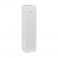 Мощный трёхламповый рециркулятор Армед 315-22 Romb — зарегистрированный медицинский прибор отечественного производства, устраняющий вирусы и бактерии в воздухе. Устройство обладает производительностью 111 м?/ч, оснащено сменным фильтром грубой очистки воздуха и имеет оригинальный дизайн, выделяющий его среди прочих моделей.Оснащён сменным фильтром грубой очистки воздуха, который задерживает пыль и другие крупные частицы.Необычное оформление корпуса в виде объёмных ромбовидных узоров выделяет этот прибор среди других моделей и делает его настоящим украшением интерьера. Он удачно дополнит как домашнюю обстановку, так и оформление кафе, салона красоты или другого общественного помещения.Прибор можно установить на отдельно приобретённой стойке или повесить на стену с помощью имеющихся в комплекте крепежей.Безопасность и эффективность подтверждены официальным сертификатом соответствия. На прибор действует гарантия 1 год.Рециркулятор управляется всего одной кнопкой и не требует сложного обслуживания. Срок работы каждой бактерицидной лампы составляет 8000 часов, после чего отслужившую лампу нужно просто заменить. Прочистку пылевого фильтра достаточно производить раз в полгода.Рециркулятор работает от трёх ламп мощностью 15 Вт. За час он эффективно очищает от вирусов и бактерий воздух в помещении объёмом 111 м?. Это позволяет использовать прибор в больших комнатах или достаточно крупных офисных, учебных и коммерческих помещениях.