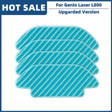 Сменные детали для робота-пылесоса Genio Laser L800, насадка на швабру с роликом и основной боковой щеткой, тряпка, аксессуары