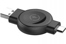 Беспроводное устройство для часов Pero WB02 USB-C/USB 2.5Вт Black (Черный)
