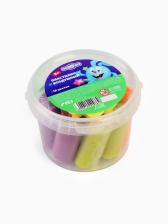 Воздушный пластилин,12 цветов, 30 г, в ведерке, Смешарики