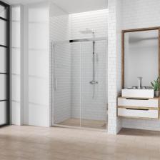 Дверь в душевую нишу двухсегментная серии GWMPKB019D2 производства фабрики GuteWetter.x000D Дверь в душевую нишу GWMPKB019D2 очень качественное и экономичное решение для любой ванны. Регулируемый профиль обеспечивает быстрый монтаж и хорошую герметичность.x000D Внимание! Душевая дверь в бесцветном и матовом стекле является универсальной, возможен левый и правый монтаж.x000D x000D Характеристикиx000D - Длина, см — 150x000D - Высота, см — 200x000D - Цвет профиля и фурнитуры — хром блестящийx000D - Цвет стекла — бесцветныйx000D - Толщина стекла подвижного сегмента, мм — 6x000D - Толщина стекла неподвижного сегмента, мм — 6x000D - Конструкция дверей — раздвижнаяx000D - Открывание двери — левое / правоеx000D - Ширина прохода, см — 67x000D - Регулировка профиля, мм — +-20x000D - Монтаж ограждения — напольный / на поддонx000D - Поддон в комплекте — нет