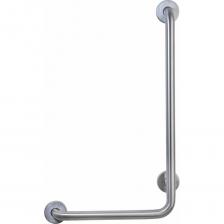Угловой левый поручень для людей с ограниченными возможностями Угловой поручень левый для людей с ограниченными возможностями NOFER матовый 15159.S