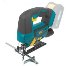 Лобзик аккумуляторный Fit 79916, 20 В, 0-2500 ход/мин, БзП, маятник, 80 мм, 1,6 кг, рез. накл., без АКБ