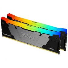 Оперативная память Kingston DDR4 64GB (2x32GB) 3600Mhz FURY Renegade Black RGB (KF436C18RB2AK2/64)