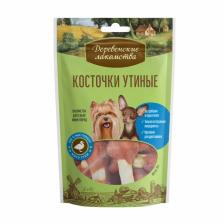 Косточки утиные «Деревенские лакомства» для собак мини-пород, 55 г