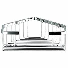 Полка угловая Frap хром