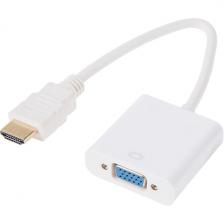 Переходник штекер HDMI - гнездо VGA, провод (17-6835)