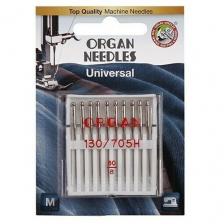 Игла/иглы Organ Unirsal 10/60, серебристый, 10 шт.