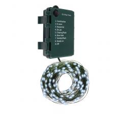 Гирлянды и Аксессуары / Гирлянда DC-G06-120W, 120 бел. microLED, 12.1 м., 8 реж., 3xAA (5059627), цена за 1 шт.