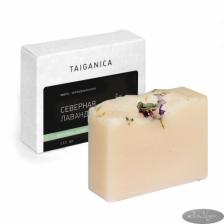Мыло натуральное СЕВЕРНАЯ ЛАВАНДА, 110 гр, ТМ TAIGANICA