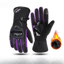Мотоциклетные перчатки женские водонепроницаемые ветрозащитные зимние теплые мото байкерские перчатки езда на мотоцикле сенсорный экран мотозащита Guantes