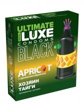 Презервативы Luxe, black ultimate, «Хозяин тайги», абрикос, 18 см, 5,2 см, 1 шт.