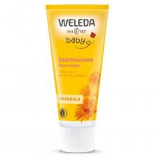 Детский крем для лица с календулой calendula baby face cream Weleda, 50 мл