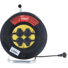 Удлинитель Радист РБК16-270-005 катушка 10А 4 гнезда 2*1 40м чёрный 980