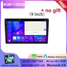 Android 15 9/10-дюймовый автомобильный мультимедийный видеоплеер 2DIN стерео радио Carplay Android Auto для Nissan Hyundai Kia Toyota Honda VW