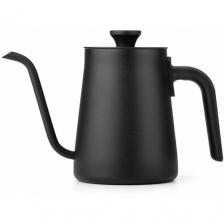 Чайник для заваривания кофе SamaDoyo, кофейник 600 мл, черный