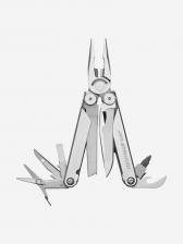 Мультиинструмент складной Leatherman Curl, 15 функций, чехол, Серебряный