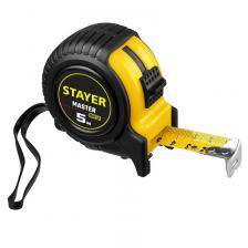Рулетка Stayer Master 34025-05-25, в ударостойком обрезиненном корпус 5м/25мм