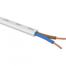 Провод ЭРА ШВВП 2x0,5 мм2, 100м, белый Б0058839