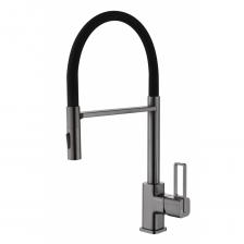 Смеситель для кухни Ganzer (Ганзер) GZ12127-QC, графит,черный