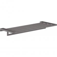 Полка для полотенец AddStoris Hansgrohe 41751340, шлиф. черный хром