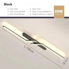 CETANT Умные потолочные светильники LED 60/80/100/120 см, черный/золотой