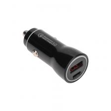 Rexant 18-1200 Автозарядка в прикуриватель АЗУ USB-A (QC 3.0)+USB-C (PD), 38Вт 1 шт