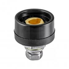 Розетка панельная 10-25 устанавливается в сварочный аппарат и служит для надежного и безопасного подключения кабелей к источнику питания (аппарату). Выполнена из меди.