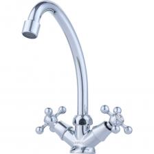 Смеситель для ванной комнаты Oasis L3014HCG_Vin — это удобное и практичное решение для вашей ванной комнаты. Вентильный кран позволяет попеременно открывать и регулировать горячую или холодную воду с разным напором. Практичность и долговечность. Корпус изготовлен из прочной и долговечной латуни, что обеспечивает устойчивость к коррозии. Встроенный аэратор предотвращает разбрызгивание воды и помогает снизить её расход. Поворотный излив можно вращать по оси вокруг точки крепления. Простое подключение. Присоединительный размер М32x1,5 соответствует стандартным требованиям по установке. В комплект поставки входят гибкая подводка с оплёткой из нержавеющей стали и монтажный набор. Срок службы смесителя 10 лет. Смесители Oasis созданы для вашего комфорта.