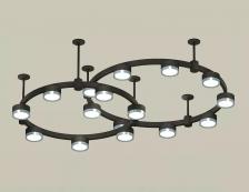 Комплект подвесного светильника Ambrella Light Techno Ring XR92221160 (A9222, A9227, C9242, C9238, N8133)