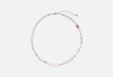 Чокер Сахарный, с кубиками из лимонного кварца 1 шт SWEET HONEY JEWELRY